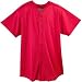 Mesh Button Front Baseball Shirt