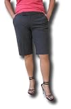 Sarah Jessica Parker Bitten Mercer Knee Shorts Gray Size 4
