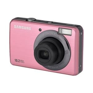 Samsung SL202 10MP Digital Camera with 3x Optical Zoom and 2.7 inch LCD (Pink)