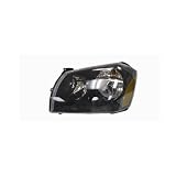 2005-2007 Dodge Magnum Projector Headlights  w Amber (Black) by Matrix