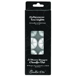 Candle-Lite 1049595 10 Pack Tea Light Candle