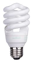 Earthmate EP1557AE 15-Watt Super Mini-Spiral CFL Full Spectrum Bulb, 6 Pack