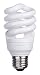 Earthmate EP1557AE 15-Watt Super Mini-Spiral CFL Full Spectrum Bulb, 6 Pack