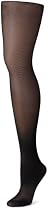 Futuro Beyond Support Ultra Sheer Pantyhose, Large,Black,Mild, French Cut Lace Panty, 1-Pair Boxes (Pack of 2)