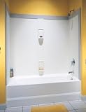 Swanstone SS-60-5023 Prairie Clover Classics Bathtub Wall Panel System in Swanstone for 30? x 60? Tub with Integrated Shelves SS-60-5