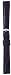 BAMBI グレーシャス 時計バンド ヤクルス 紺 13mm BA202D-J