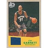 Kevin Garnett 2007 / 2008 Topps 1957-58 Variations Relics #20 Game Used Jersey (Blue Swatch) Insert Card.