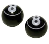 Valve Caps 8 Ball fit BMX CAR Schrader Valve inner tube