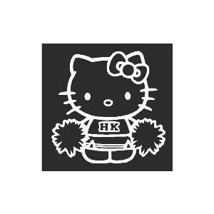 Hello Kitty Sticker Pong Pong White Sticker Decal 5" tall
