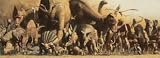 31xbV5dLSgL. SL160  DELUXE PANORAMA DINOSAUR POSTER   LAMINATED   36 inches x 12.5 inches