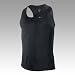 NIKE Herren Laufshirt Miler Singlet, black/black/reflective silv, L, 404648