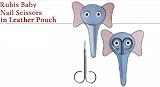 RUBIS Baby Nail Scissors in Elephant Pouch/Case