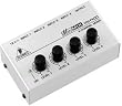 Behringer MX400 Ultra Low Noise 4 Ch Line Mixer - Behringer MX400