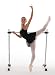 Vita Vibe Ballet Barre - BNB4 4ft Portable Single Bar w/Bag - Freestanding Stretch/Dance Bar - Vita 