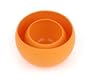 Guyot Designs Squishy Bowl and Cup Set, Tangerine