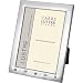 15 x 10cm Plain Rectangle Frame- Mahogany Finish Back- Feature Hallmark In Sterling Silver By Carrs Of Sheffield