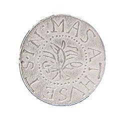 Willow Tree Sixpence 1653 - 1660 Silver Coinage of Colonial Massachusetts - Exact Replica