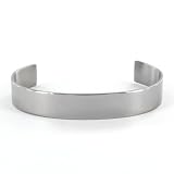 Stainless Steel Men's Polished Cuff Bracelet