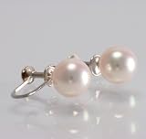 “the-pearl” of pearls 花珠 パールイヤリング 8.0mm-8.5mm ホワイトピンク GEMクラス PPE-2038S