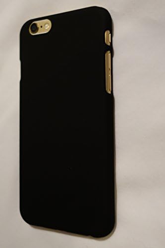 Top Seller! iPhone 6 Hard cover Skin- Thin, tough, light protective Case for iPhone 6 (4.7") (2014) Pink or Black PRIME ELIGIBLE! TOP SELLER! Black!