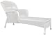 Sahara Chaise Lounge, 36"Hx33"Wx61"D, WHITE