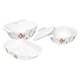 Corelle Coordinates 5-Piece Casserole Set, Pretty Pink