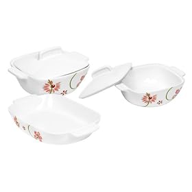 Buy Corelle Coordinates 5-Piece Casserole Set, Pretty Pink