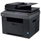 Dell 2355dn Multifunction Mono Laser Printer, 1200 dpi Resolution, Up to 35 ppm Print Speed, 360MHz Processor