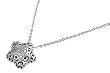 Sterling Silver CZ Necklaces - Star - Chain: 16-18" (adjustable) Height: 18mm