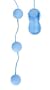 Doc Johnson P3 Power Balls Anal Beads, Baby Blue