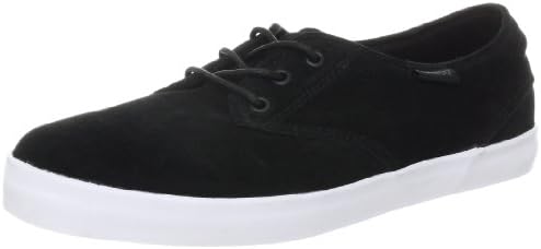 Habitat Footwear Men's Garcia Skate Shoe,Black/ White,5 US/5 M US