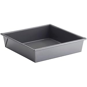 Bonjour Commercial Nonstick Bakeware 9 Inch Square Cake Pan by BonJour