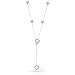 Bling Jewelry Sterling Silver Heart Link Lariat Necklace