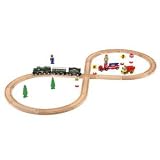Lionel 32 Piece Wooden Railways Train Set Wood Railroad