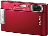 Bundle: Sony T300 Red Digital Camera+ Hard Case+2GB MS Pro Duo