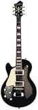 Hagstrom Super Swede Electric Guitar (Left Handed, Black Gloss)