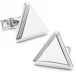 Engravable Triangle Cufflinks