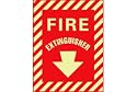 Fire Extinguisher Sign - Glow-In-The-Dark - Vinyl