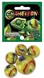 Mega Marbles - CHAMELEON MARBLES NET (1 Shooter Marble, 24 Player Marbles & 2 Display Rings)