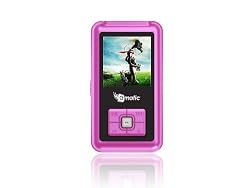 Ematic 2 GB Color MP3 Video Player with 1.5-Inch Screen, FM Radio and Voice Recording (Pink)