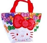 Limited Style Cute Large Size Hello Kitty Style Tote Lunch Bag/Lunch Box Case/Tote Bag