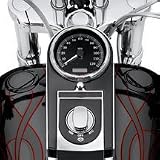 Black Flush-Mount Fuel Gauge and Cap