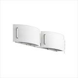 IMAGE OF Two Light Wall Sconce in Satin Nickel