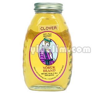 Yoruk Brand 100% Pure Clover Honey, 454g by Honey