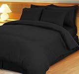 Black Damask Stripe Down Alternative 4-pc Comforter Set, King/Cal-King