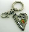 Tinker Bell Letter V Pewter Key Chain