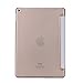 iPad Air 2 Case,THZY iPad Air 2 Smart Cover+Transparent Back Cover Apple iPad Air 2 (iPad 6) 2014 Model Ultra Slim Lightweight Stand with Smart Cover Auto Wake/Sleep (Silver Grey)