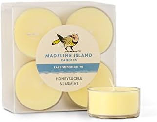 Honeysuckle & Jasmine Soy Candle - 8 Pack of Tealights