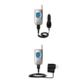 Essential Kit for the Samsung SPH-A540 - includes Car and Wall Charger with Rapid Charge Technology - Gomadic Brand w/ TipExchange Technology