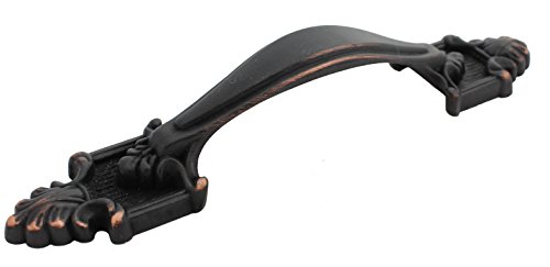 4116-ORB-10 GlideRite 3-1/2-inch CC Oil Rubbed Bronze Deco Cabinet Pull (Pack of 10)